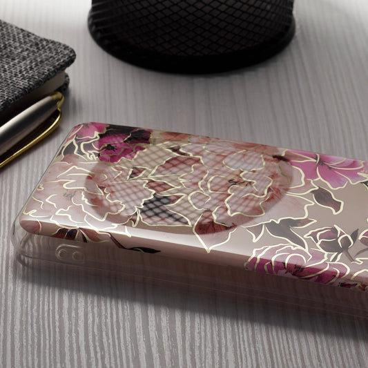 Kuori Samsung Galaxy S24+ S926:lle, Techsuit, Marble, Beige