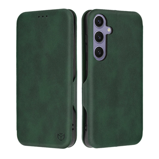 Kuori Samsung Galaxy S24+ S926:lle, Techsuit, Safe Wallet Plus, Vihreä