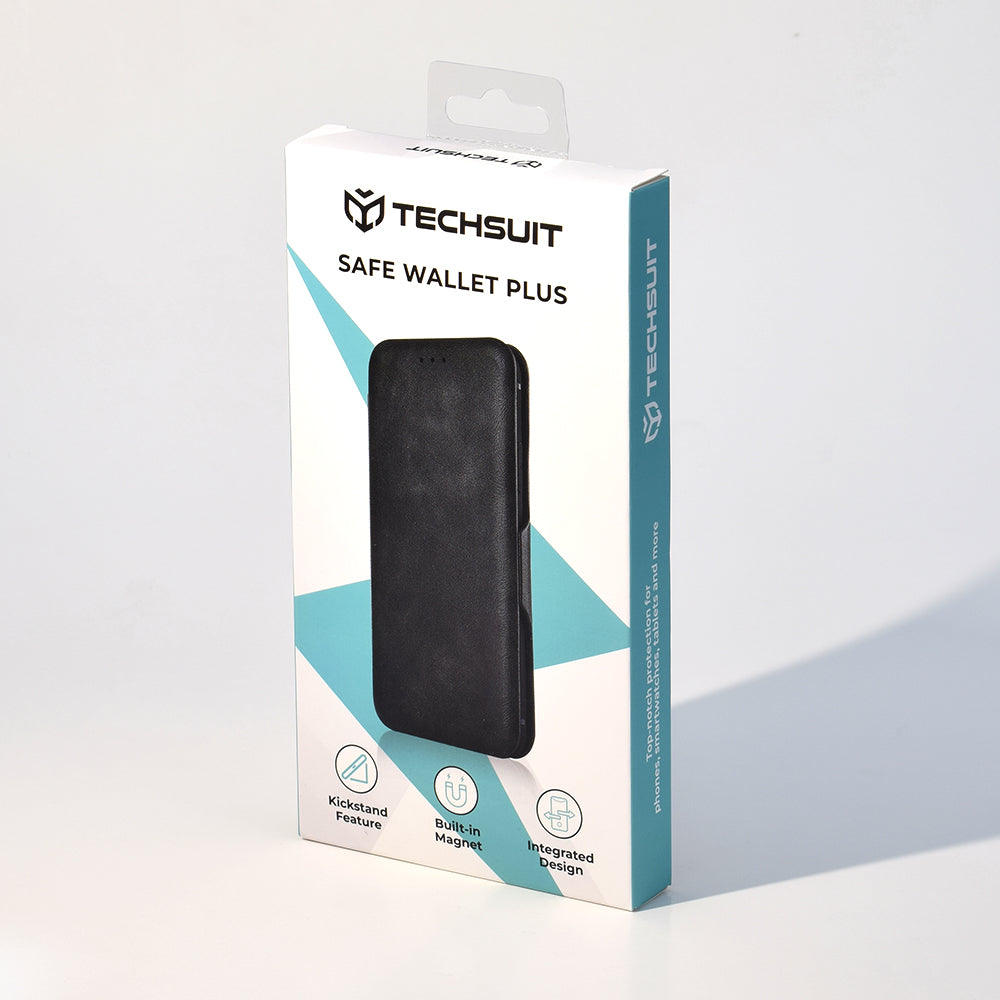 Case for Samsung Galaxy S24+ S926, Techsuit, Safe Wallet Plus, Green