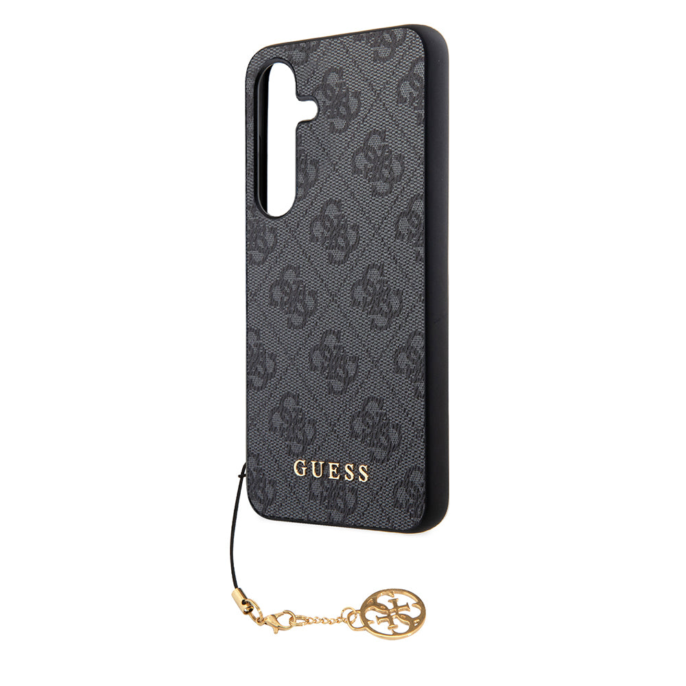 Suojakotelo Samsung Galaxy S24 S921:lle, Guess, 4G Charm, Musta