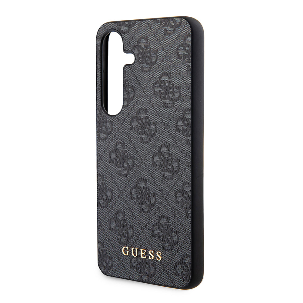 Suojakotelo Samsung Galaxy S24 S921:lle, Guess, 4G Metal Gold Logo, Musta