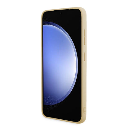 Kotelo Samsung Galaxy S24 S921:lle, Guess, Glitter Script, Kultainen