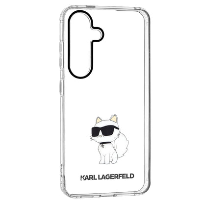 Kotelo Samsung Galaxy S24 S921:lle, Karl Lagerfeld, IML Luxury Choupette, Läpinäkyvä