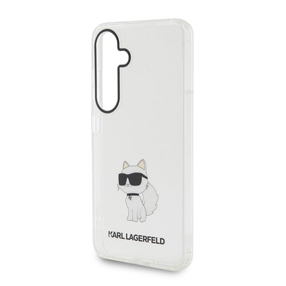 Kotelo Samsung Galaxy S24 S921:lle, Karl Lagerfeld, IML Luxury Choupette, Läpinäkyvä