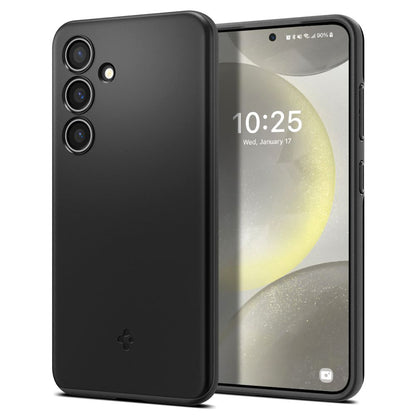 Kotelo Samsung Galaxy S24 S921:lle, Spigen, Thin Fit, Musta ACS07341