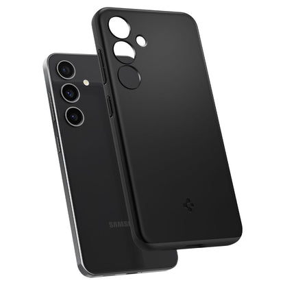 Kotelo Samsung Galaxy S24 S921:lle, Spigen, Thin Fit, Musta ACS07341
