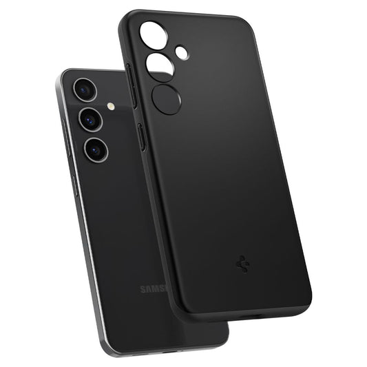 Kotelo Samsung Galaxy S24 S921:lle, Spigen, Thin Fit, Musta ACS07341