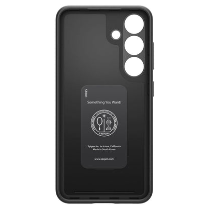 Kotelo Samsung Galaxy S24 S921:lle, Spigen, Thin Fit, Musta ACS07341