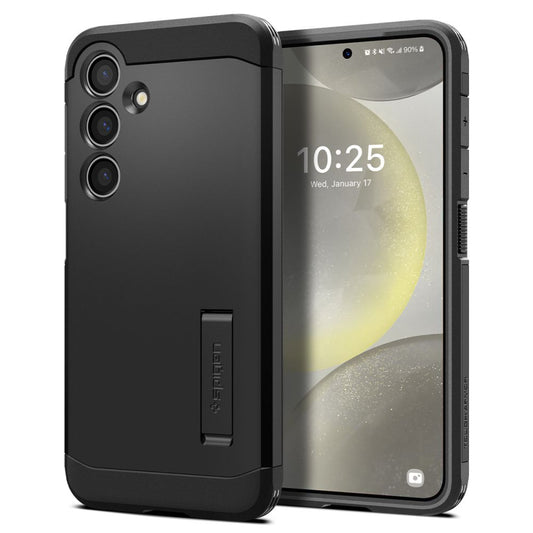 Kuori Samsung Galaxy S24 S921:lle, Spigen, Tough Armor, Musta ACS07355
