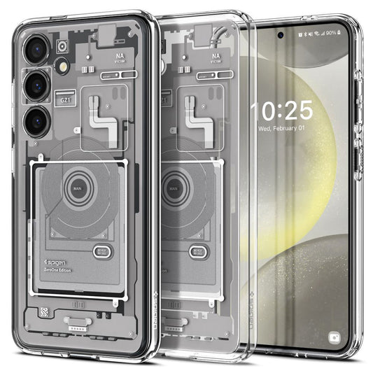 Kotelo Samsung Galaxy S24 S921:lle, Spigen, Ultra Hybrid Zero One, Valkoinen