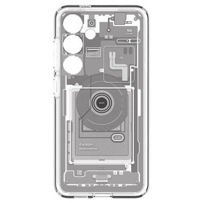 Kotelo Samsung Galaxy S24 S921:lle, Spigen, Ultra Hybrid Zero One, Valkoinen