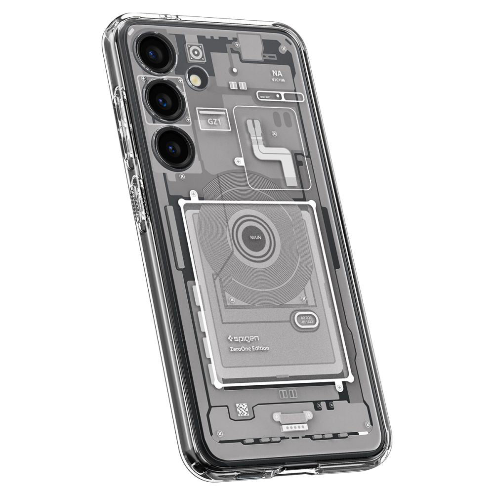 Kotelo Samsung Galaxy S24 S921:lle, Spigen, Ultra Hybrid Zero One, Valkoinen