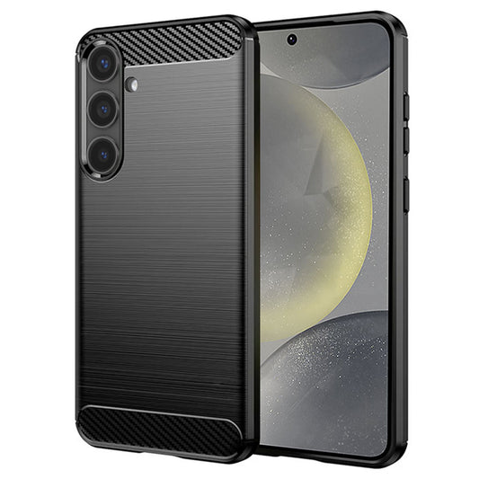 Kuori Samsung Galaxy S24 S921:lle, Techsuit, Hiili, Musta