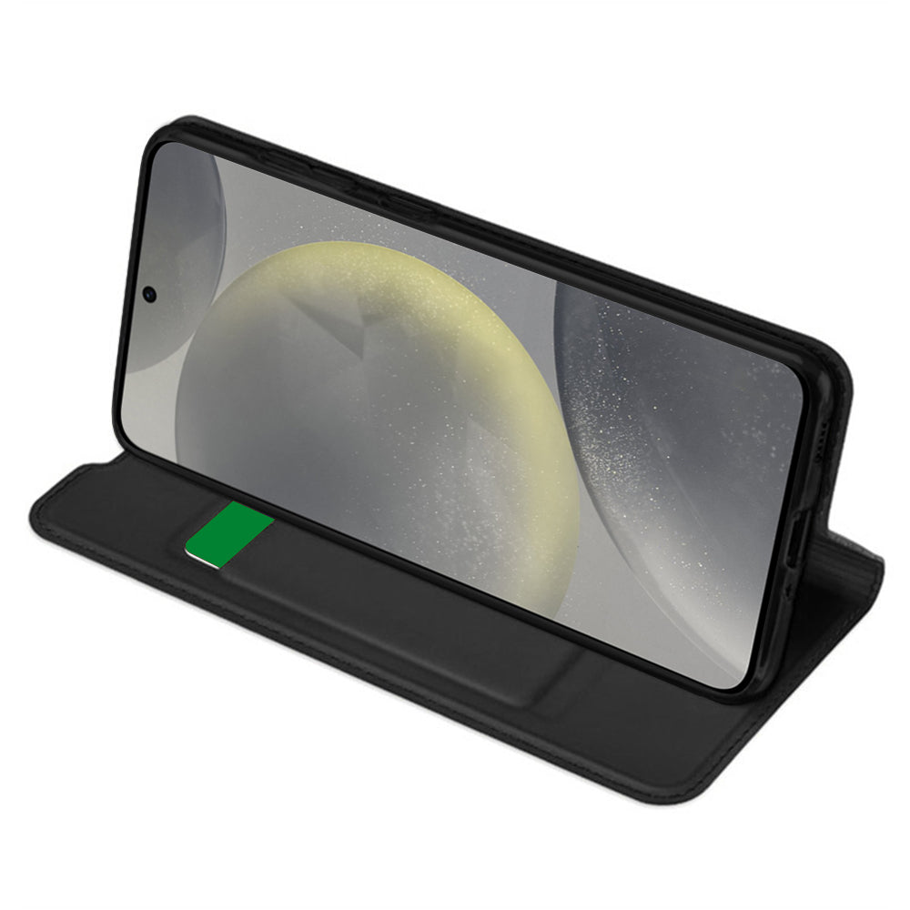 Kuori Samsung Galaxy S24 S921:lle, Techsuit, Magskin Book, Musta