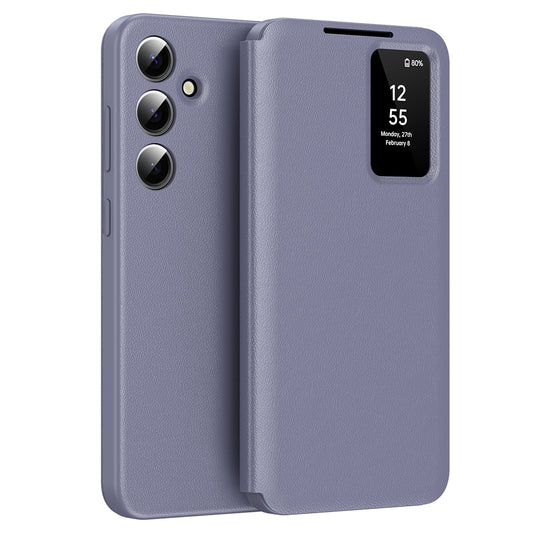 Kuori Samsung Galaxy S24 S921:lle, Techsuit, SmartView, Violetti