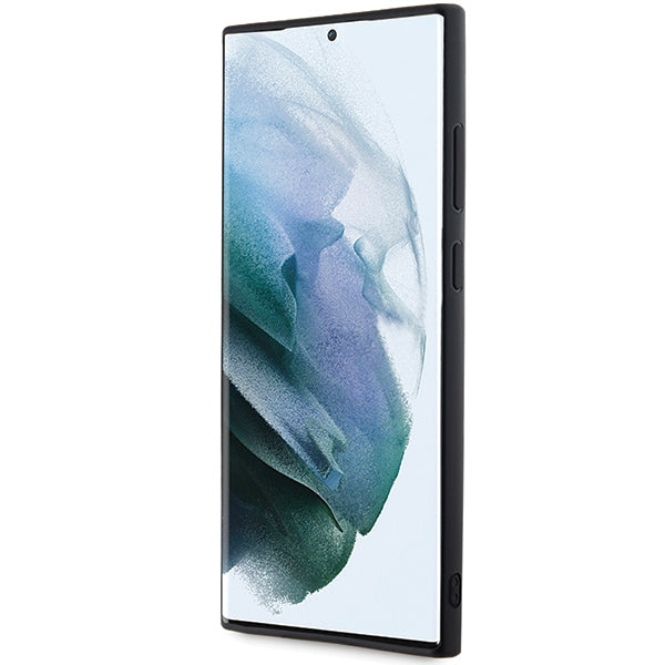 Kotelo Samsung Galaxy S24 Ultra S928:lle, Karl Lagerfeld, 3D Rubber Glitter Logo, Musta