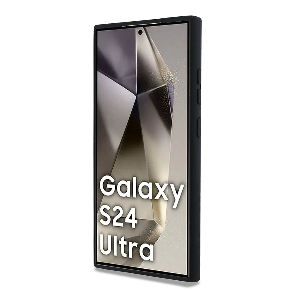 Kotelo Samsung Galaxy S24 Ultra S928:lle, Karl Lagerfeld, Silicone Karl & Choupette, Musta