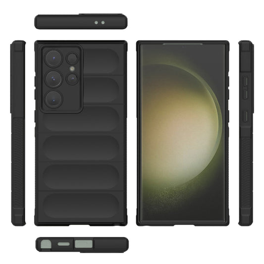 Kuori Samsung Galaxy S24 Ultra S928:lle, Techsuit, Magic Shield, Musta