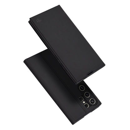 Kuori Samsung Galaxy S24 Ultra S928:lle, Techsuit, Magskin Book, Musta