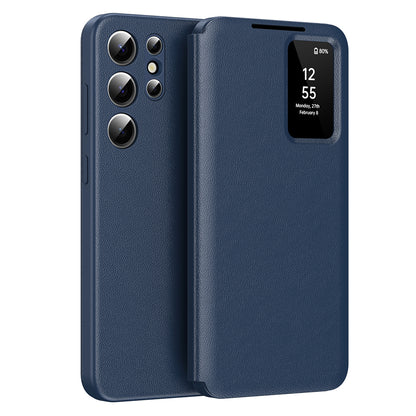 Case for Samsung Galaxy S24 Ultra S928, Techsuit, SmartView, Blue