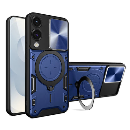 Kuori Samsung Galaxy S25 Edge S937:lle, Techsuit, CamGuard Pro, Sininen