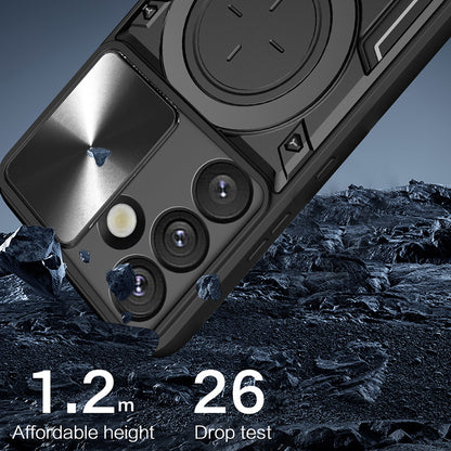 Kuori Samsung Galaxy S25 Edge S937:lle, Techsuit, CamGuard Pro, Sininen