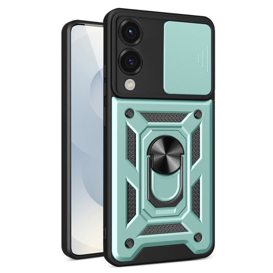 Kuori Samsung Galaxy S25 Edge S937:lle, Techsuit, CamShield, Vihreä
