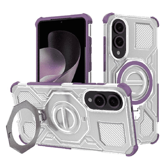 Case for Samsung Galaxy S25 Edge S937, Techsuit, Carbon Shield Pro, Purple