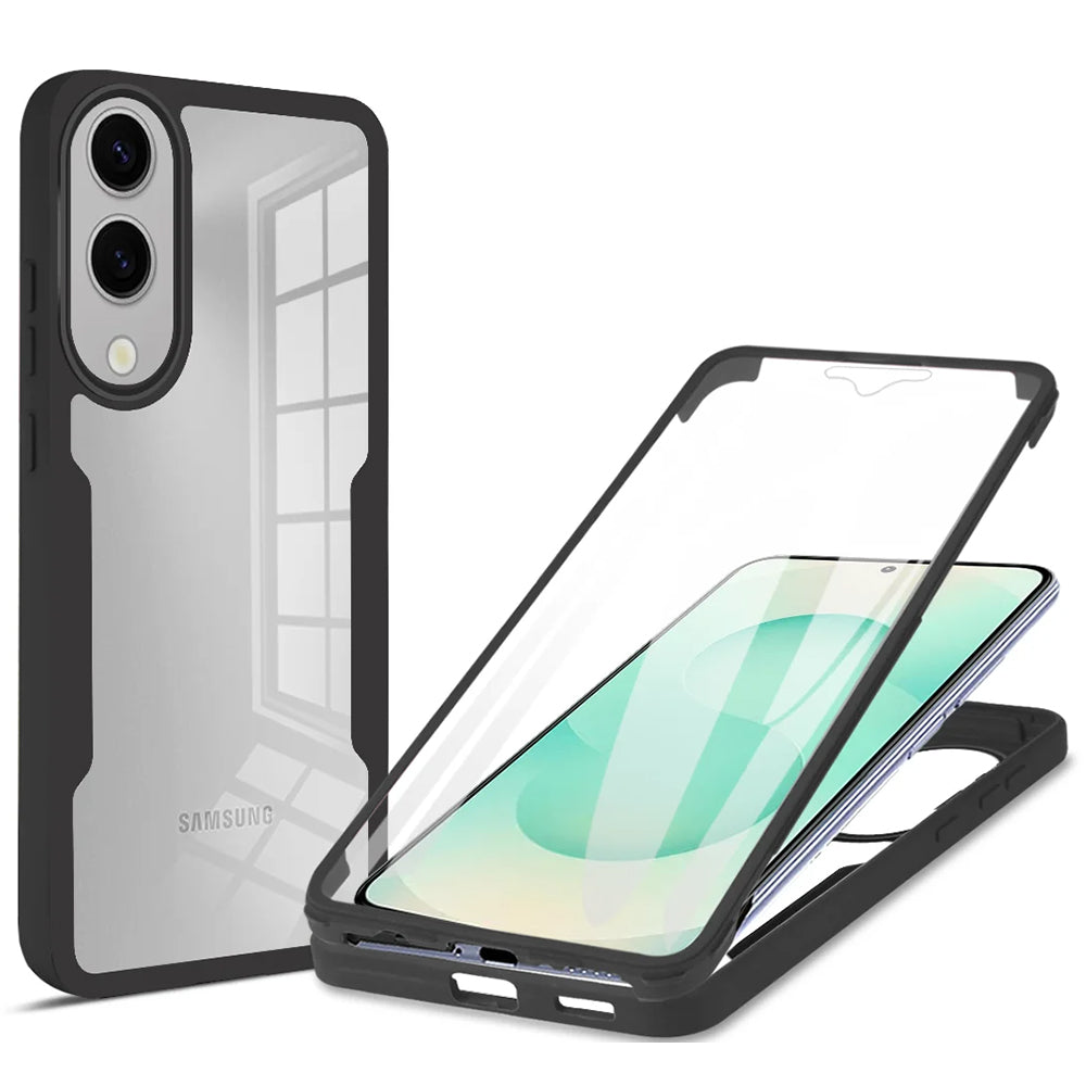 Case for Samsung Galaxy S25 Edge S937, Techsuit, ColorVerse 360, Black