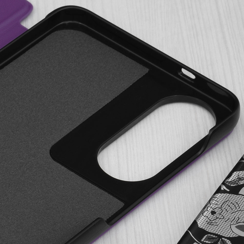 Kuori Samsung Galaxy S25 Edge S937:lle, Techsuit, eFold, Violetti