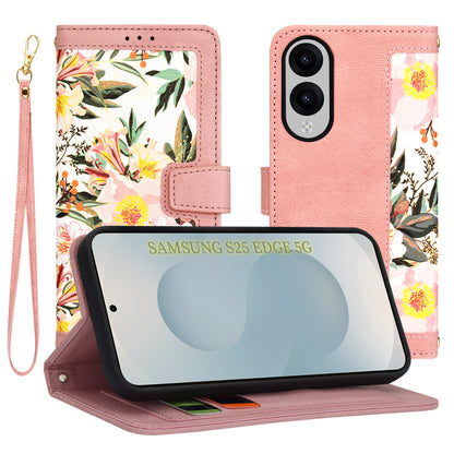 Kuori Samsung Galaxy S25 Edge S937:lle, Techsuit, FlipCraft, Vaaleanpunainen