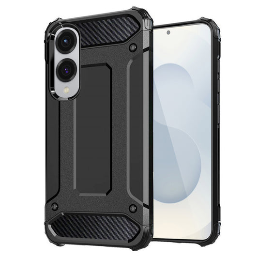 Kuori Samsung Galaxy S25 Edge S937:lle, Techsuit, Hybrid Armor, Musta