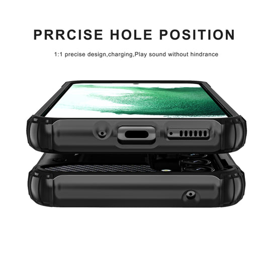 Kuori Samsung Galaxy S25 Edge S937:lle, Techsuit, Hybrid Armor, Musta
