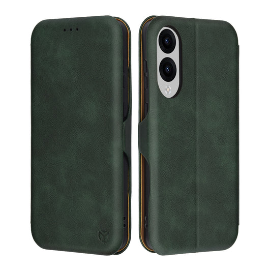 Kuori Samsung Galaxy S25 Edge S937:lle, Techsuit, Safe Wallet Plus, Vihreä