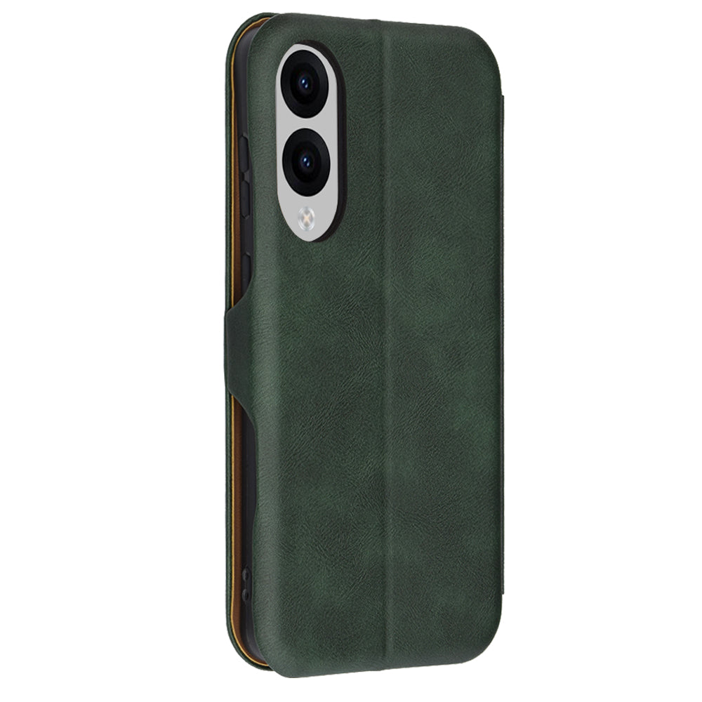 Kuori Samsung Galaxy S25 Edge S937:lle, Techsuit, Safe Wallet Plus, Vihreä