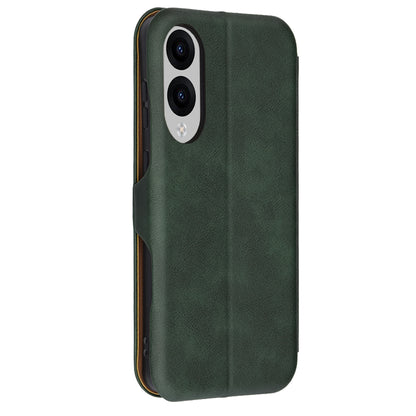 Kuori Samsung Galaxy S25 Edge S937:lle, Techsuit, Safe Wallet Plus, Vihreä