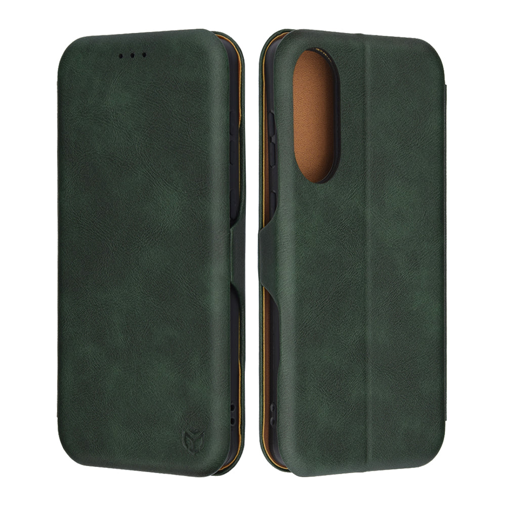 Kuori Samsung Galaxy S25 Edge S937:lle, Techsuit, Safe Wallet Plus, Vihreä