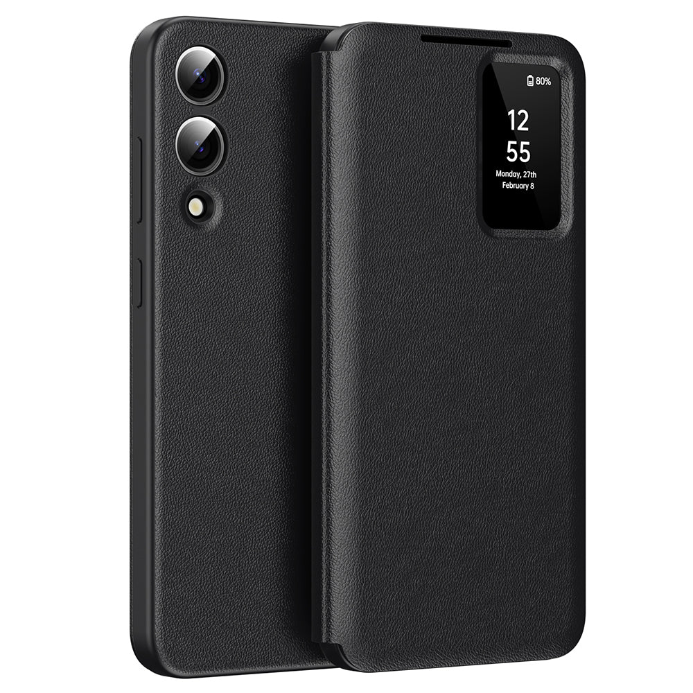 Kuori Samsung Galaxy S25 Edge S937:lle, Techsuit, SmartView, Musta