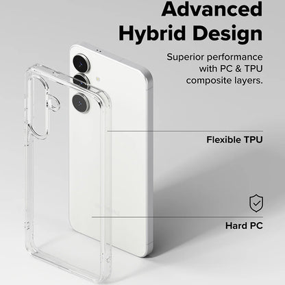 Kuori Samsung Galaxy S25 FE:lle, Ringke, Fusion, Läpinäkyvä