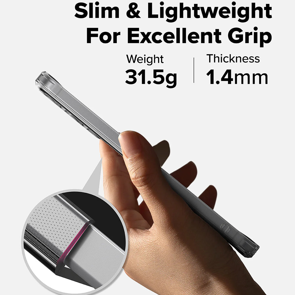 Kuori Samsung Galaxy S25 FE:lle, Ringke, Fusion, Himmeän läpinäkyvä
