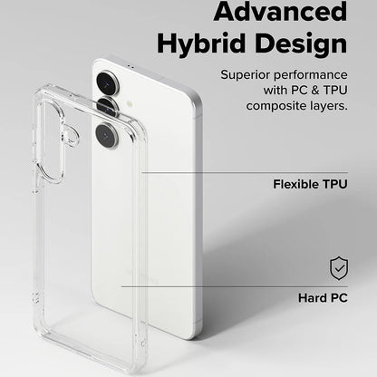 Kuori Samsung Galaxy S25 FE:lle, Ringke, Fusion, Himmeän läpinäkyvä