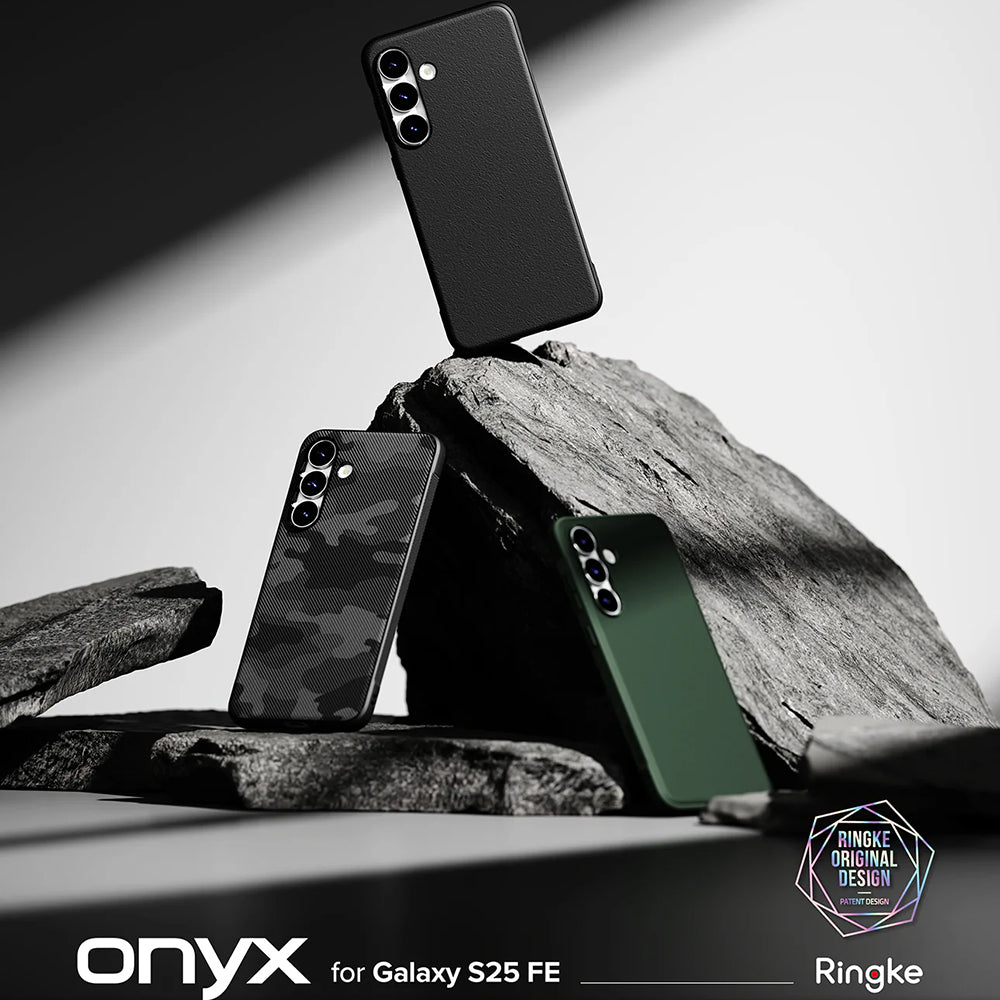 Kuori Samsung Galaxy S25 FE:lle, Ringke, Onyx, Musta