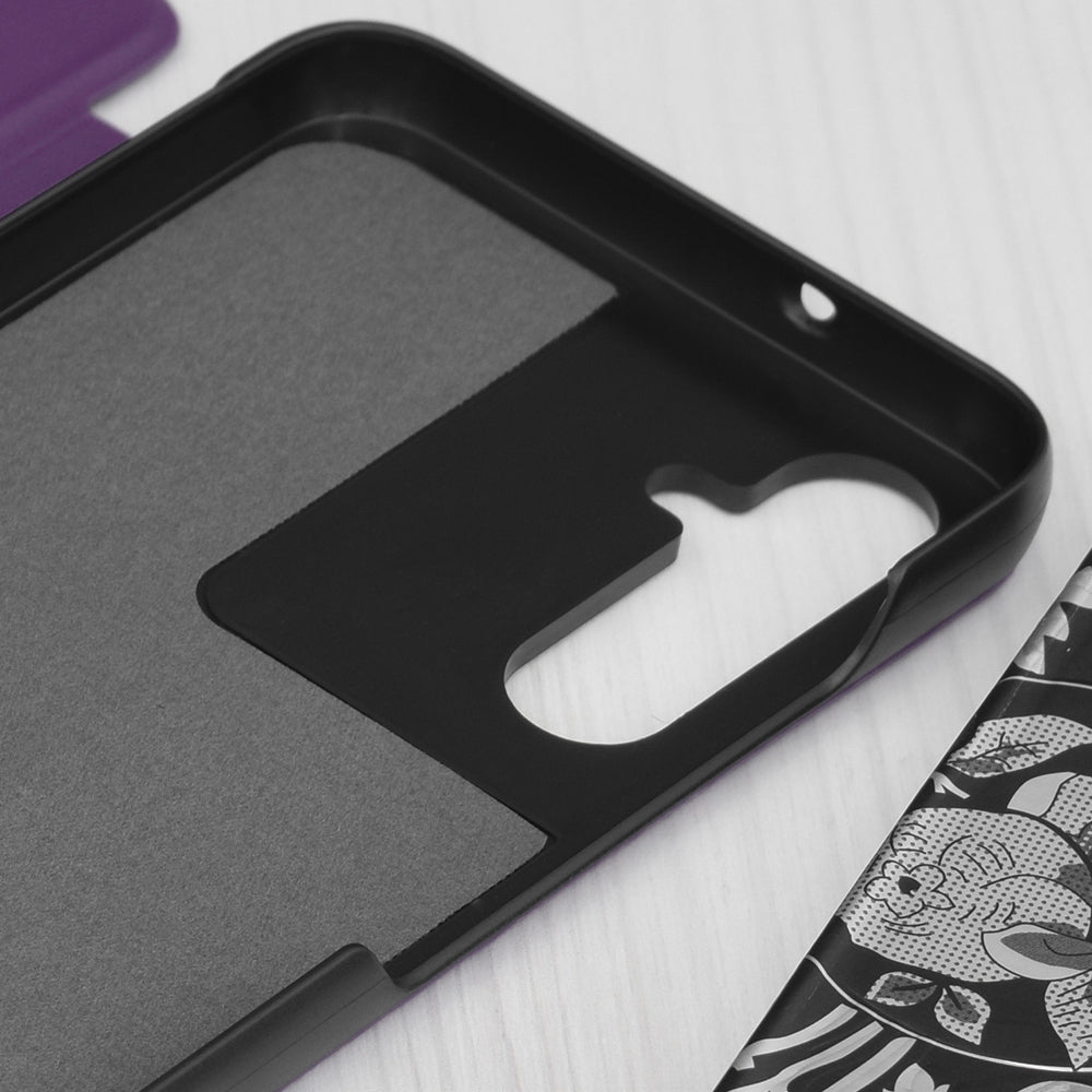 Kotelo Samsung Galaxy S25 FE:lle, Techsuit, eFold, Violetti