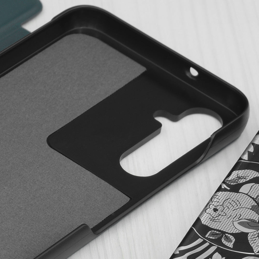 Kotelo Samsung Galaxy S25 FE:lle, Techsuit, eFold, Tummanvihreä