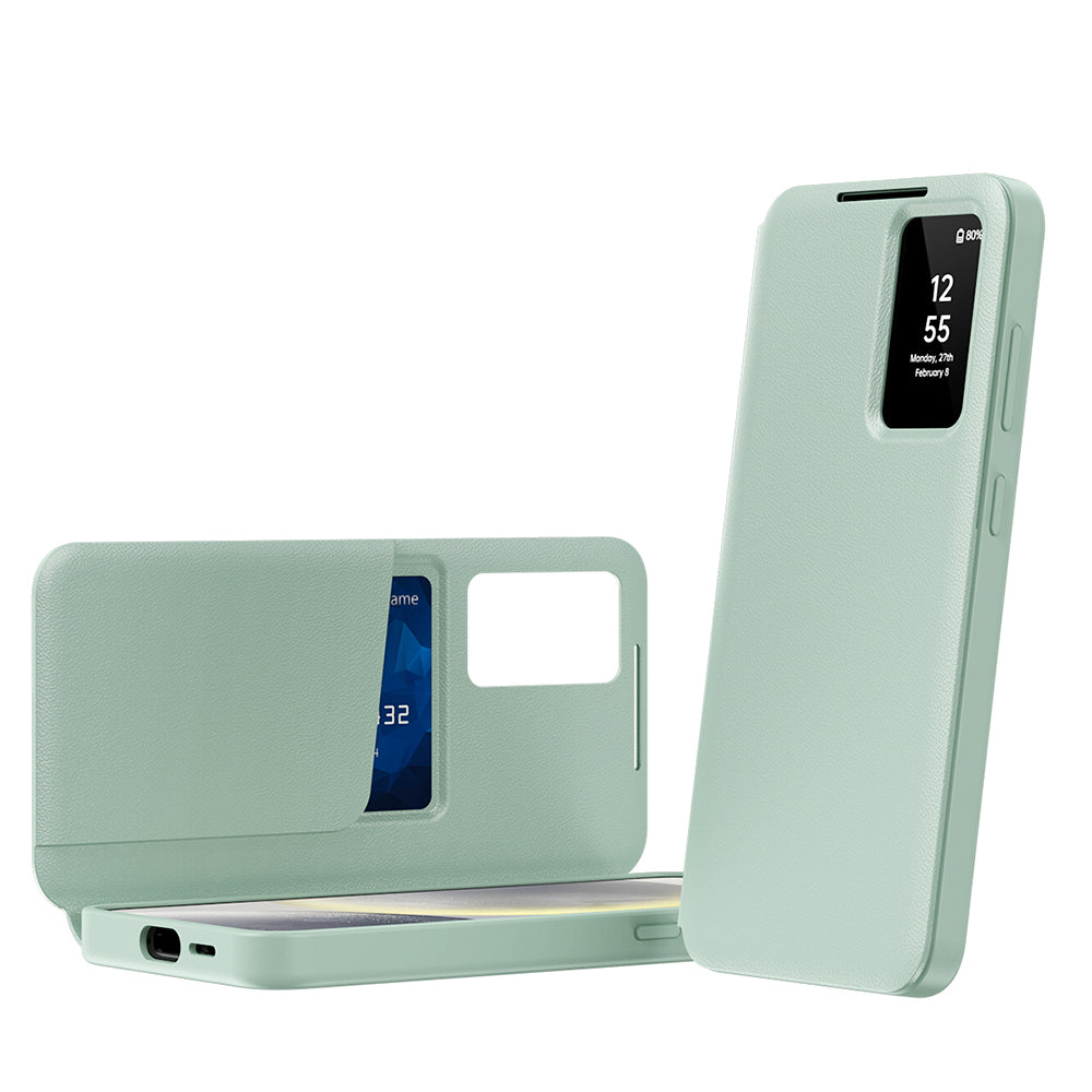 Kuori Samsung Galaxy S25 FE:lle, Techsuit, SmartView, Vihreä