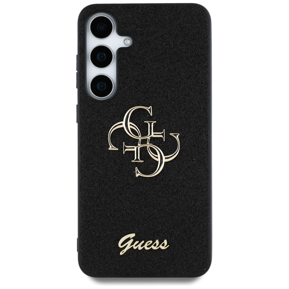 Suojakotelo Samsung Galaxy S25+ S936, Guess, Glitter Big 4G Script, Musta