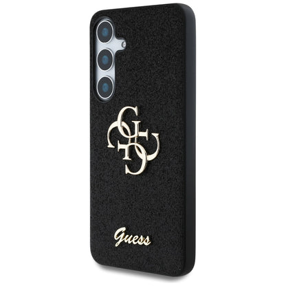Suojakotelo Samsung Galaxy S25+ S936, Guess, Glitter Big 4G Script, Musta