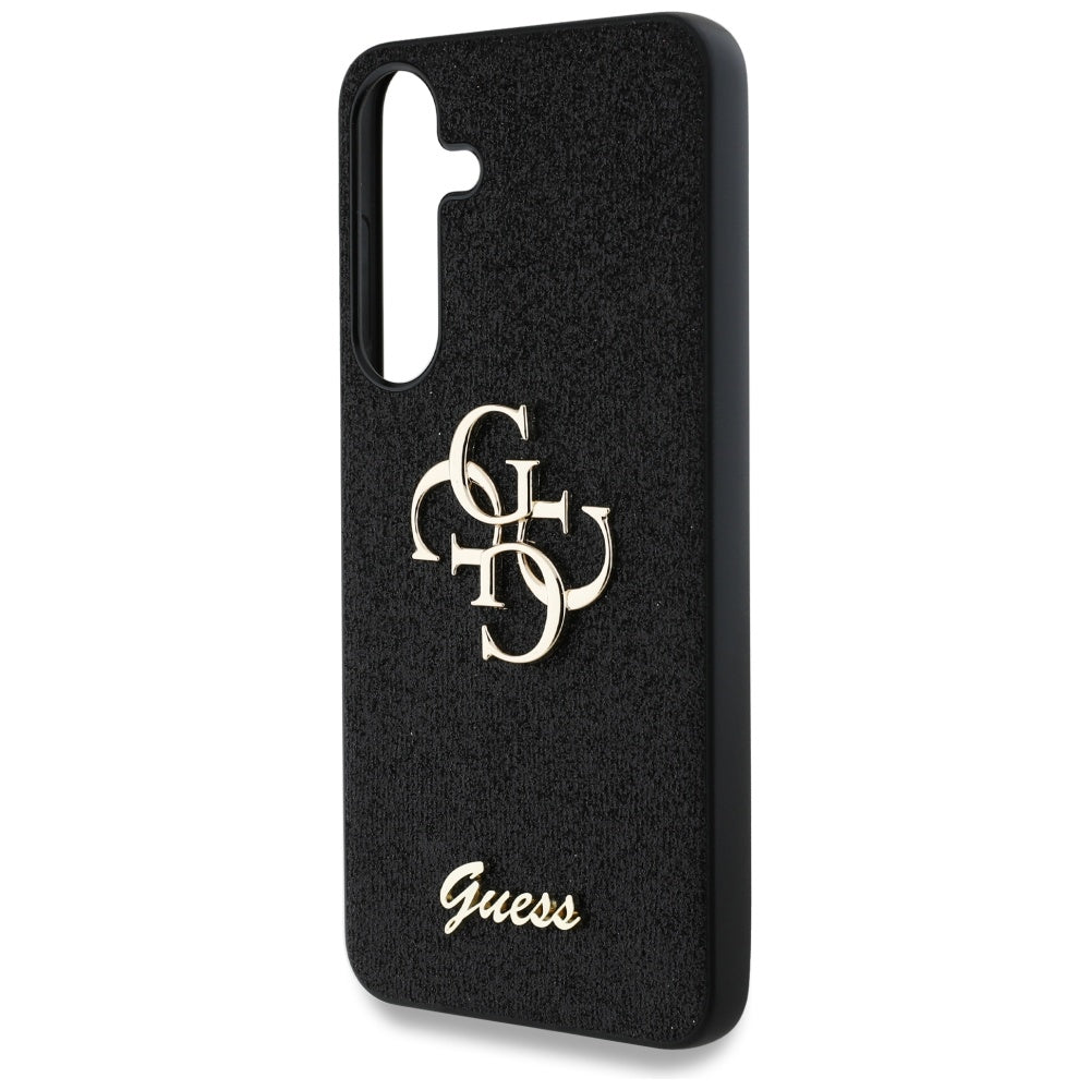 Suojakotelo Samsung Galaxy S25+ S936, Guess, Glitter Big 4G Script, Musta