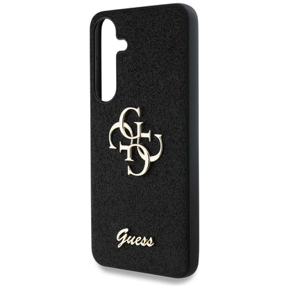 Suojakotelo Samsung Galaxy S25+ S936, Guess, Glitter Big 4G Script, Musta