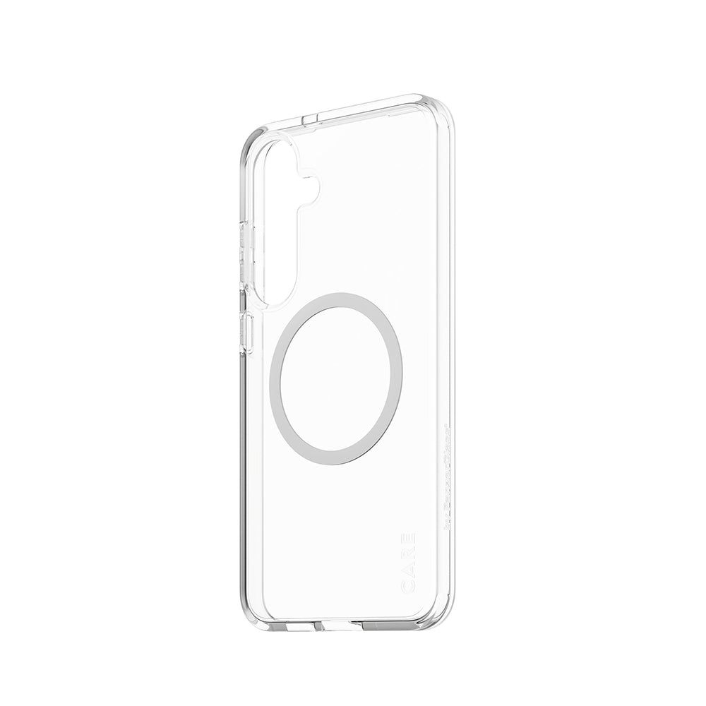 Kotelo Samsung Galaxy S25+ S936:lle, PanzerGlass, Care Urban Combat, Valkoinen Läpinäkyvä
